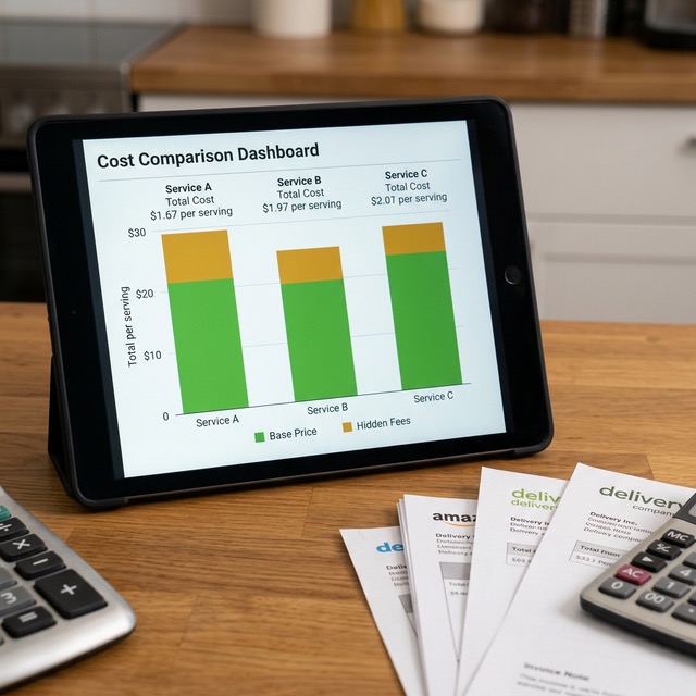 Most meal kit subscribers pay $65-80 per week without a clear picture of what each serving actually costs after promotio