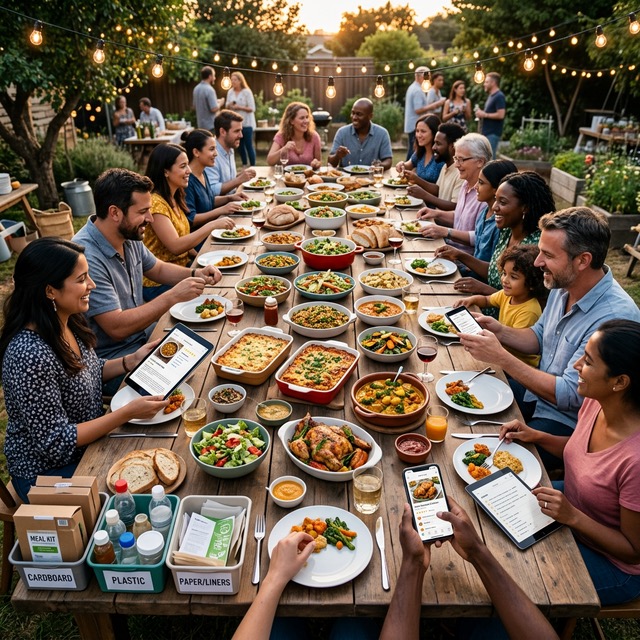 MealVault works because seven different groups each contribute something the others cannot: subscribers share cooking in