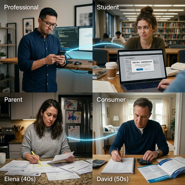 You have 12 or more active subscriptions, you are not sure exactly where the money goes, and the thought of auditing eve - Slide 1